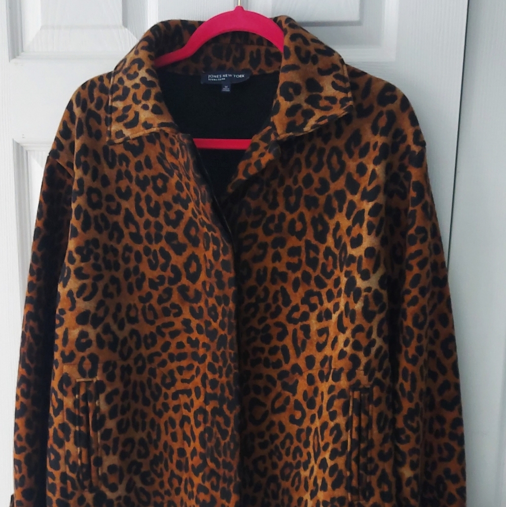 Jones New York Animal Print Jacket
